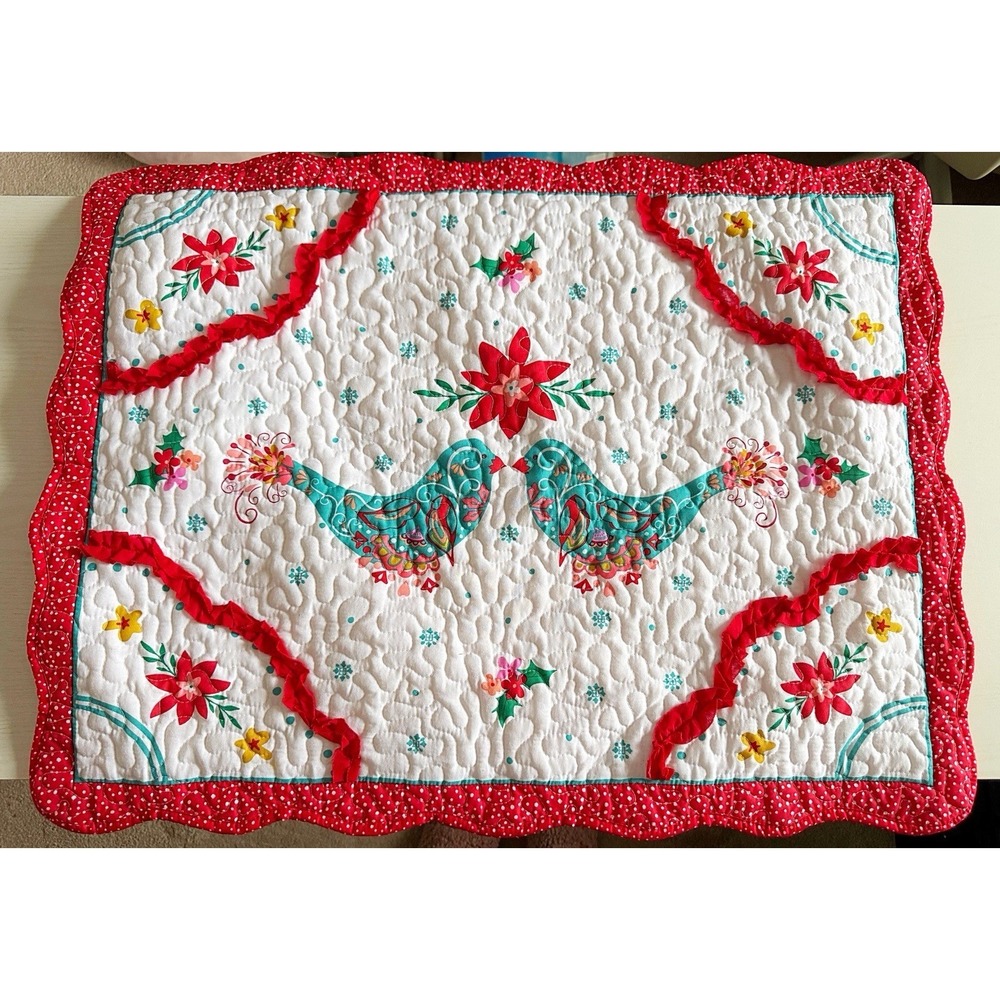 Pioneer Woman One Pillow Sham Maxie Bird Collection 29 W 23" L